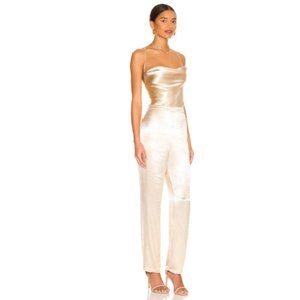 Lovers and Friends Britt Jumpsuit in Champagne NWT Size Small